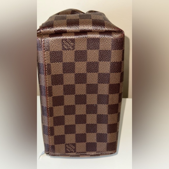 Louis Vuitton Clapton Cream Damier Ebene Leather / Canvas Gold Hardware Backpack main image 12
